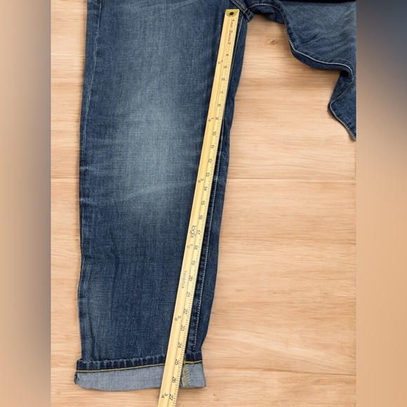 NWT LUCKY BRAND / 365 Vintage Loose Distressed Crop High Rise Jeans Size 32x29 - Picture 5 of 12